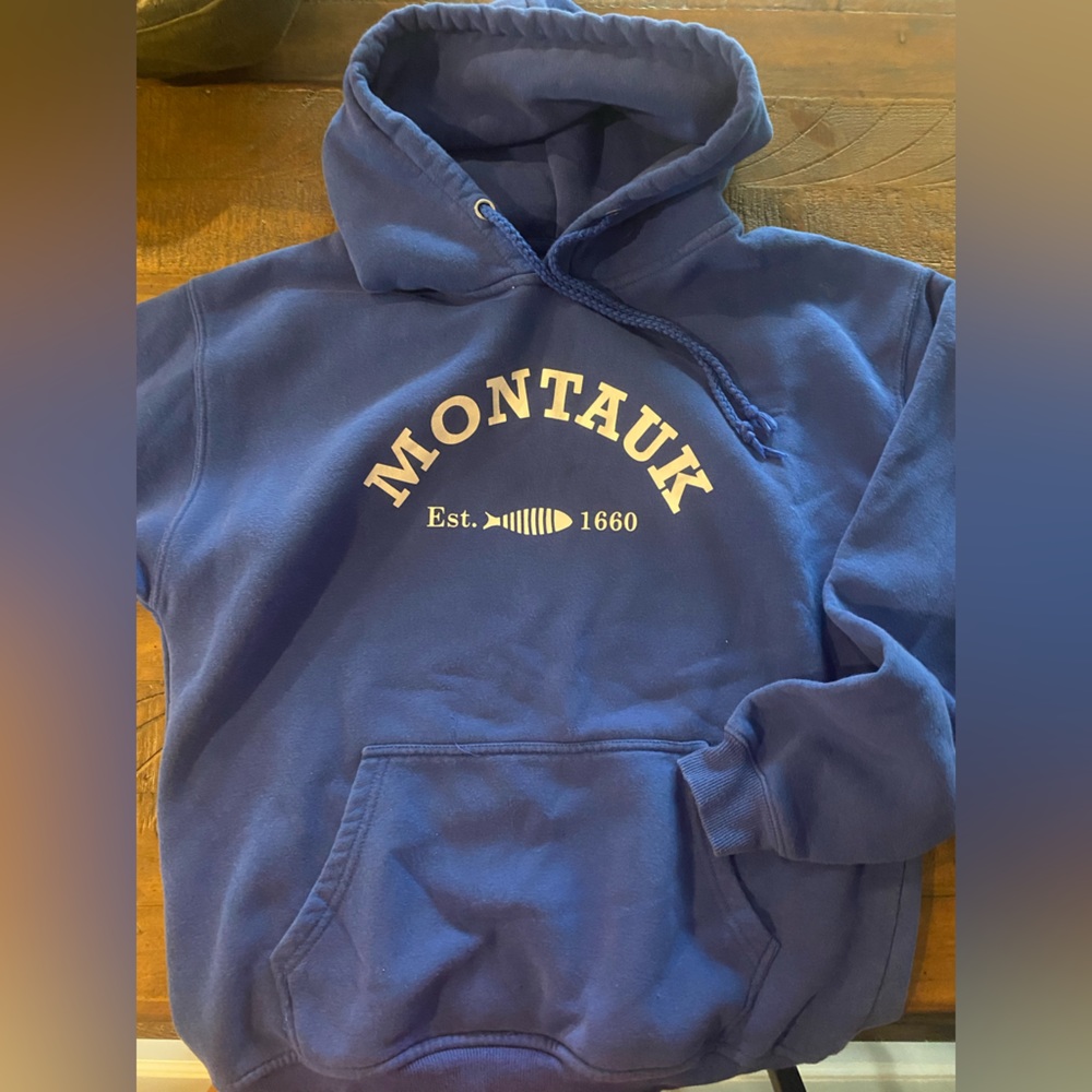 blue montauk hoodie